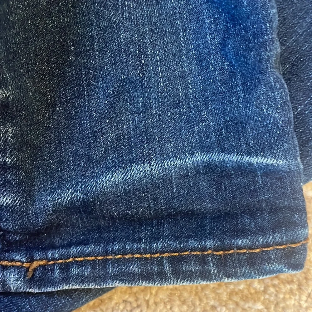 LOFT Dark Wash Curvy Skinny Jeans Size 27/4 - Picture 8 of 8